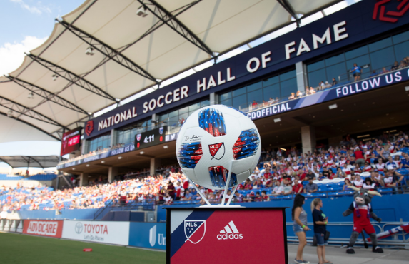 The Hall of Fame Stand and the 2019 MLS ball