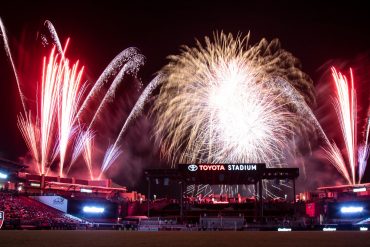 Toyota stadium fireworks