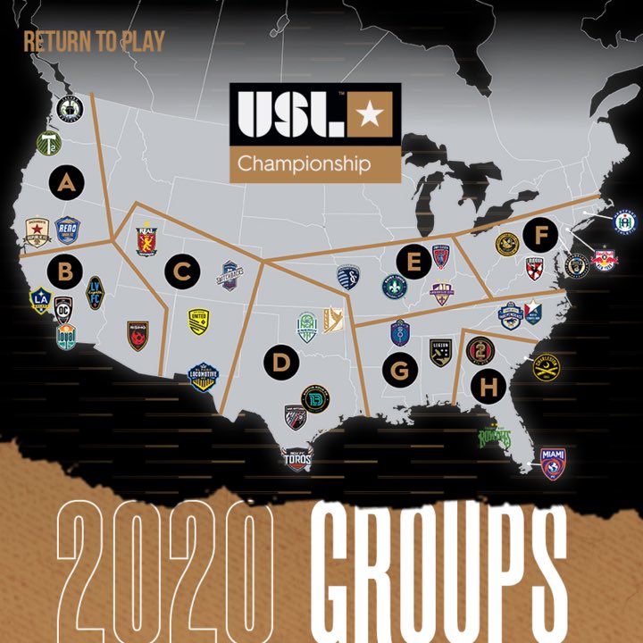 USL Championship announces Eastern Conference groups 3rd Degree