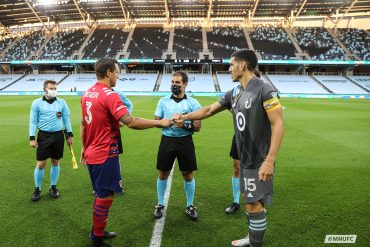 Captain handshake fcd at mnufc 9 9 20