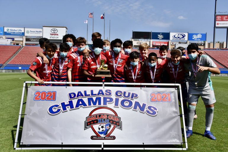 Dallas Cup U15s champions, FC Dallas.