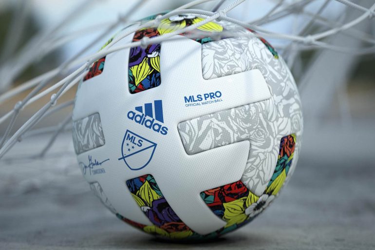 2022 MLS match ball by adidas. (Courtesy MLS)