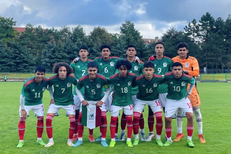 Mexico U18s vs Finland, Sept 21, 2022, in Zlin, Czech Republic. (Courtesy Mexico Fed)