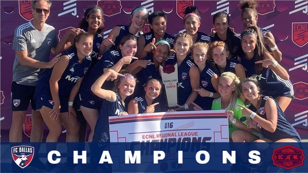 FC Dallas Youth ECNL RL 06G are the '21-‘22 ECNL-RL National Champions.