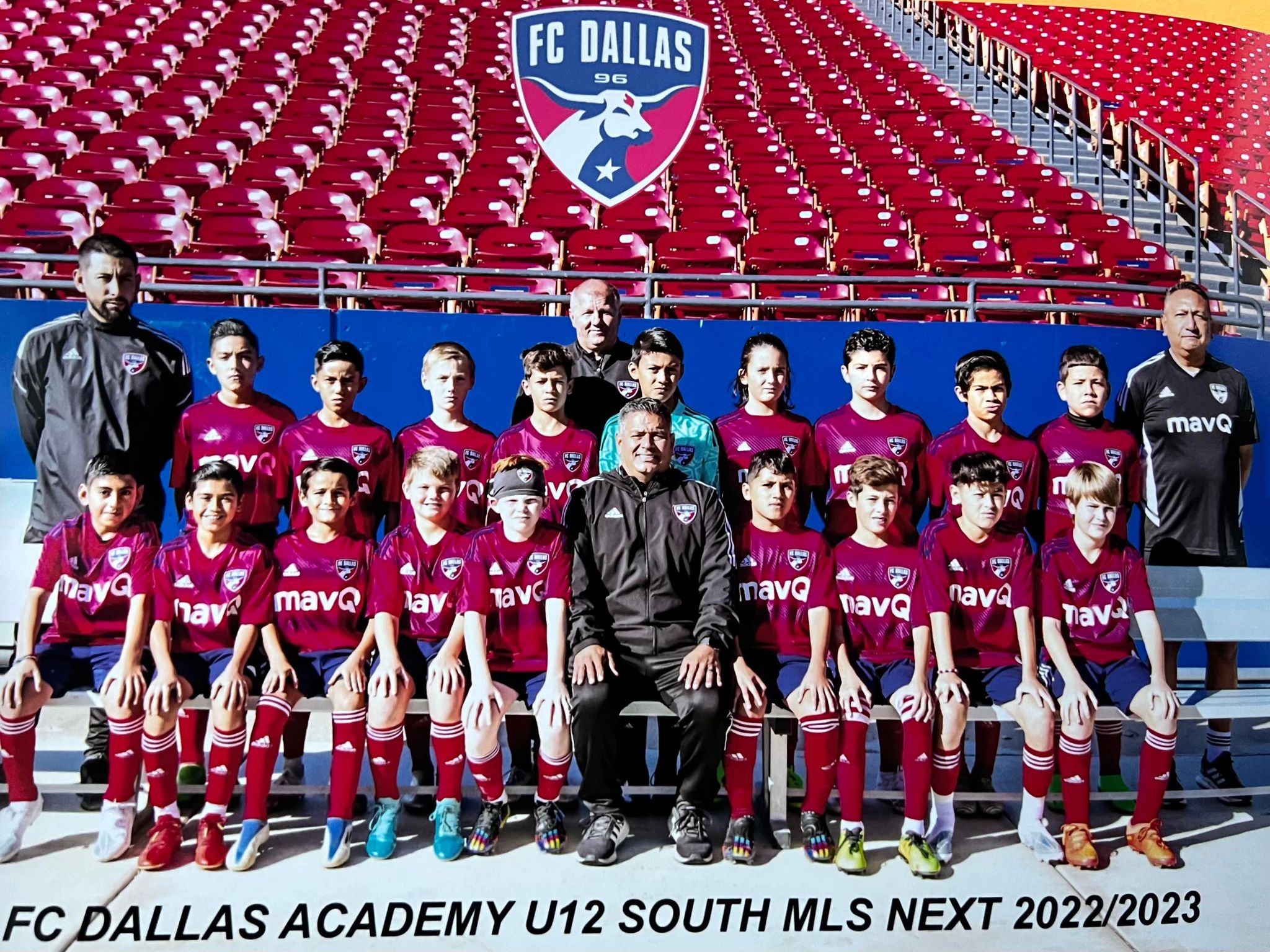FC Dallas Academy U12 South for 2023. 