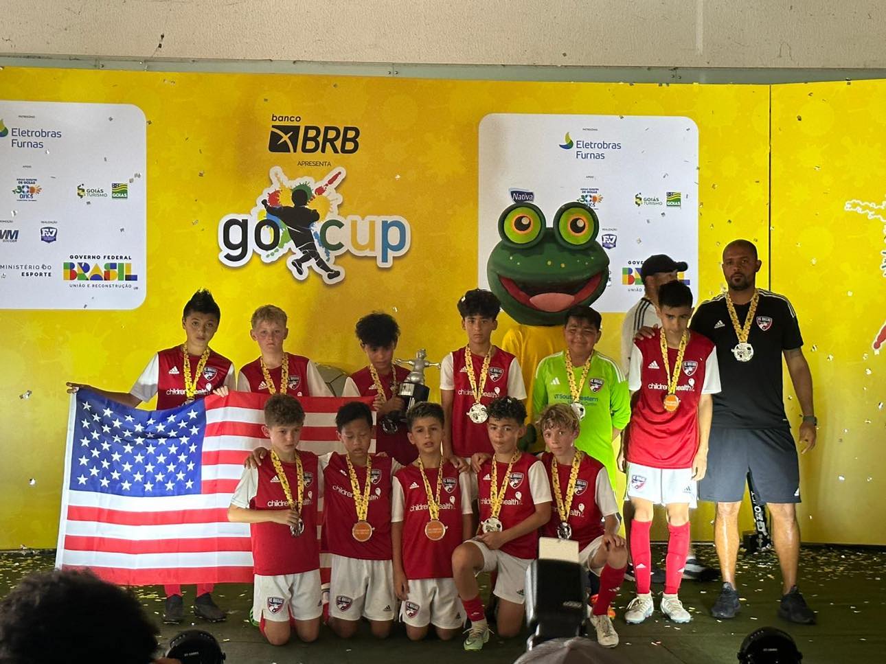 Pre-Academy U11 in Brazil a the Go Cup where lost in the final 3-4 to Palmeiras.