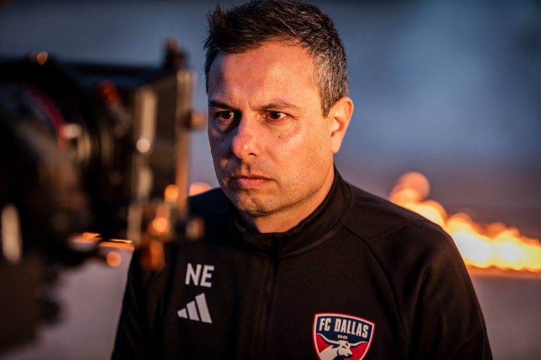 FC Dallas Coach Nico Estevez. (Courtesy FC Dallas)