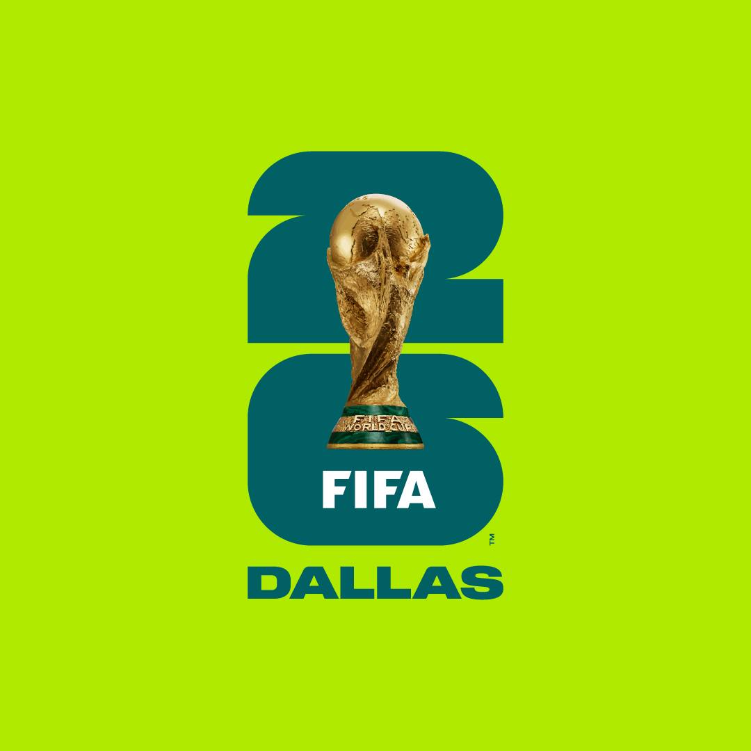 Dallas World Cup 26 official logo. (Courtesy FIFA)