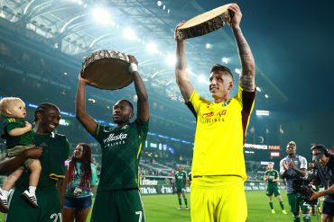 The Portland Timbers celebrate their win over FC Dallas. (Courtesy Portland Timbers)