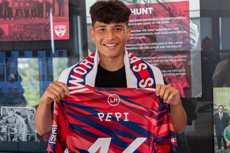 Diego Pepi signs with North Texas SC. (Courtesy North Texas SC)