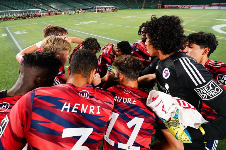 North Texas SC gets ready to face Colorado Rapids 2, September 3, 2023. (Courtesy North Texas SC)