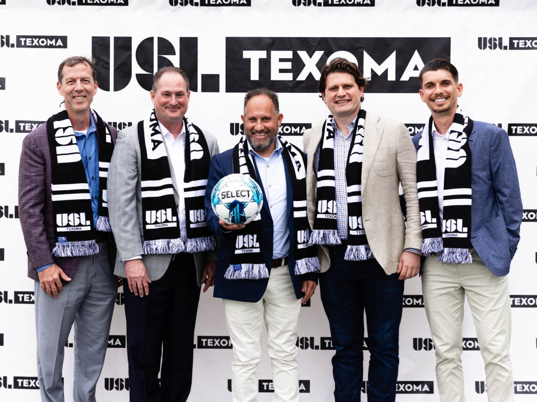 Franchise expansion launch for Texoma in USL League 1, October 23, 2023. (Courtesy Texoma USL1)