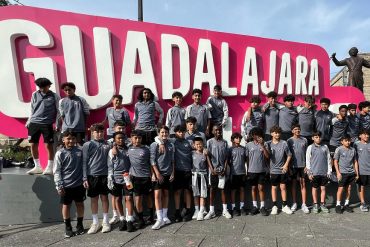 FC Dallas Academy sides in the historic center of Guadalajara. (Courtesy Matic Sports)