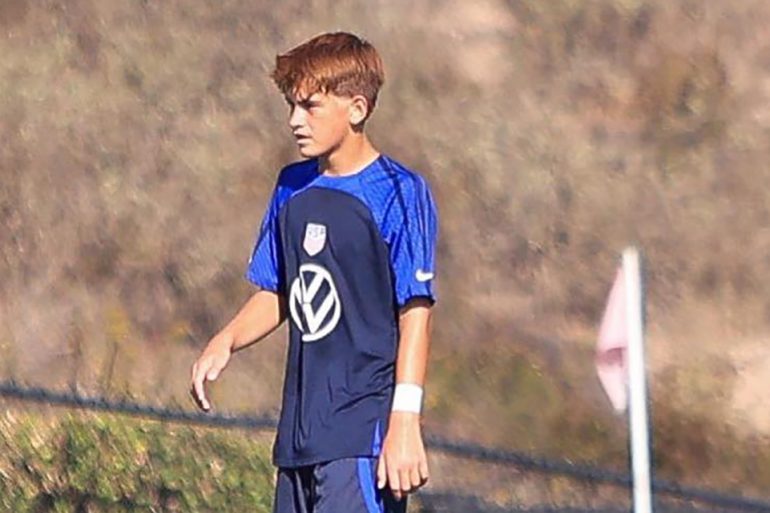 Steel Cook At US U15 Camp. (Courtesy US Soccer)