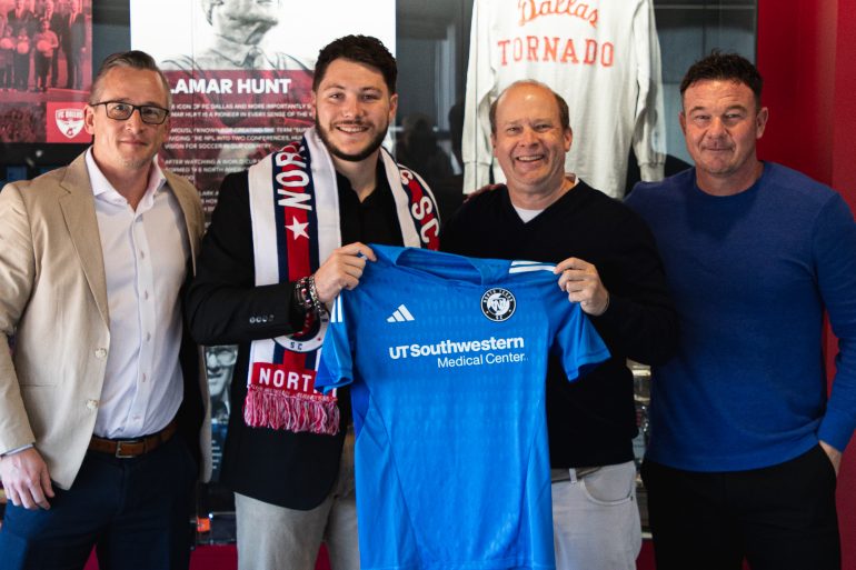 Former FC Dallas Academy goalkeeper Michael Collodi sign with North Texas SC. (Courtesy North Texas SC)