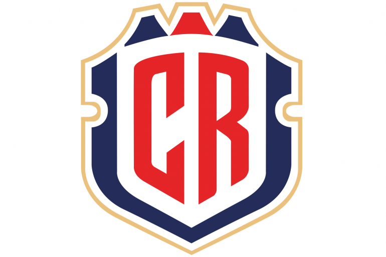 Costa Rica National Football Team Logo.