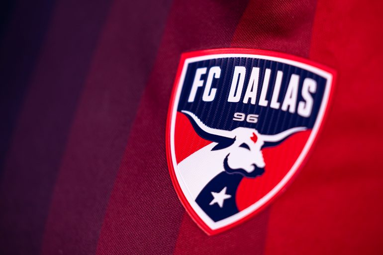 FC Dallas launched its Afterburner kit club badge detail. (Courtesy FC Dallas)