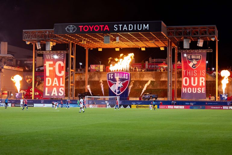 FC Dallas takes on San Jose Earthquakes at Toyota Stadium, February 24, 2024. (Matt Visinsky, 3rd Degree)