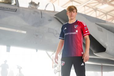 FC Dallas launched its Afterburner kit worn by Nolan Norris. (Courtesy FC Dallas)
