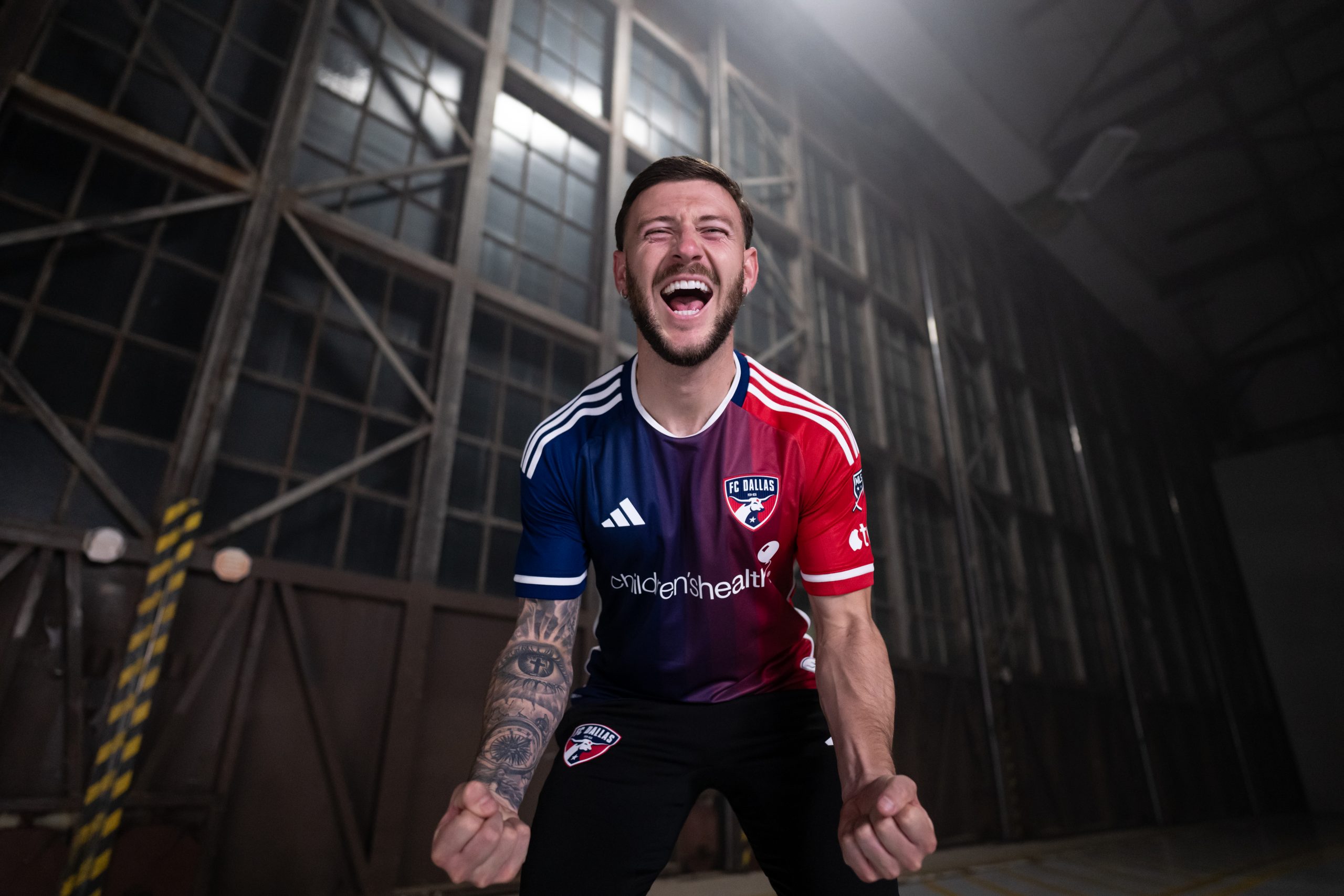 FC Dallas launched its Afterburner kit worn by Paul Arriola. (Courtesy FC Dallas)
