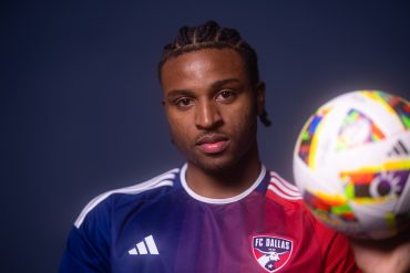 FC Dallas launched its Afterburner kit worn by Dante Sealy. (Courtesy FC Dallas)