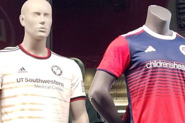 The North Texas SC kits for 2024. The new primary kit is on the right. (Tina Baxley, 3rd Degree)