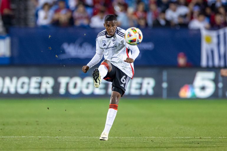 Patrickson Delgado makes his MLS debut against CF Montreal, March 2, 2024. (Matt Visinsky, 3rd Degree)