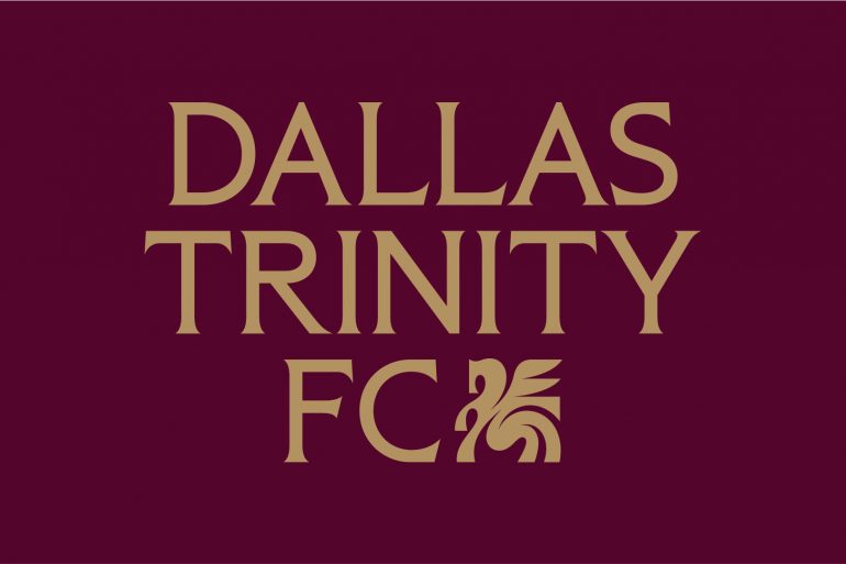 Dallas Trinity FC wordmark. (Courtesy DTFC)