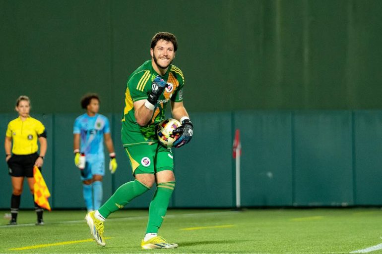 Michael Collodi celebrates. (Courtesy Michael Collodi)