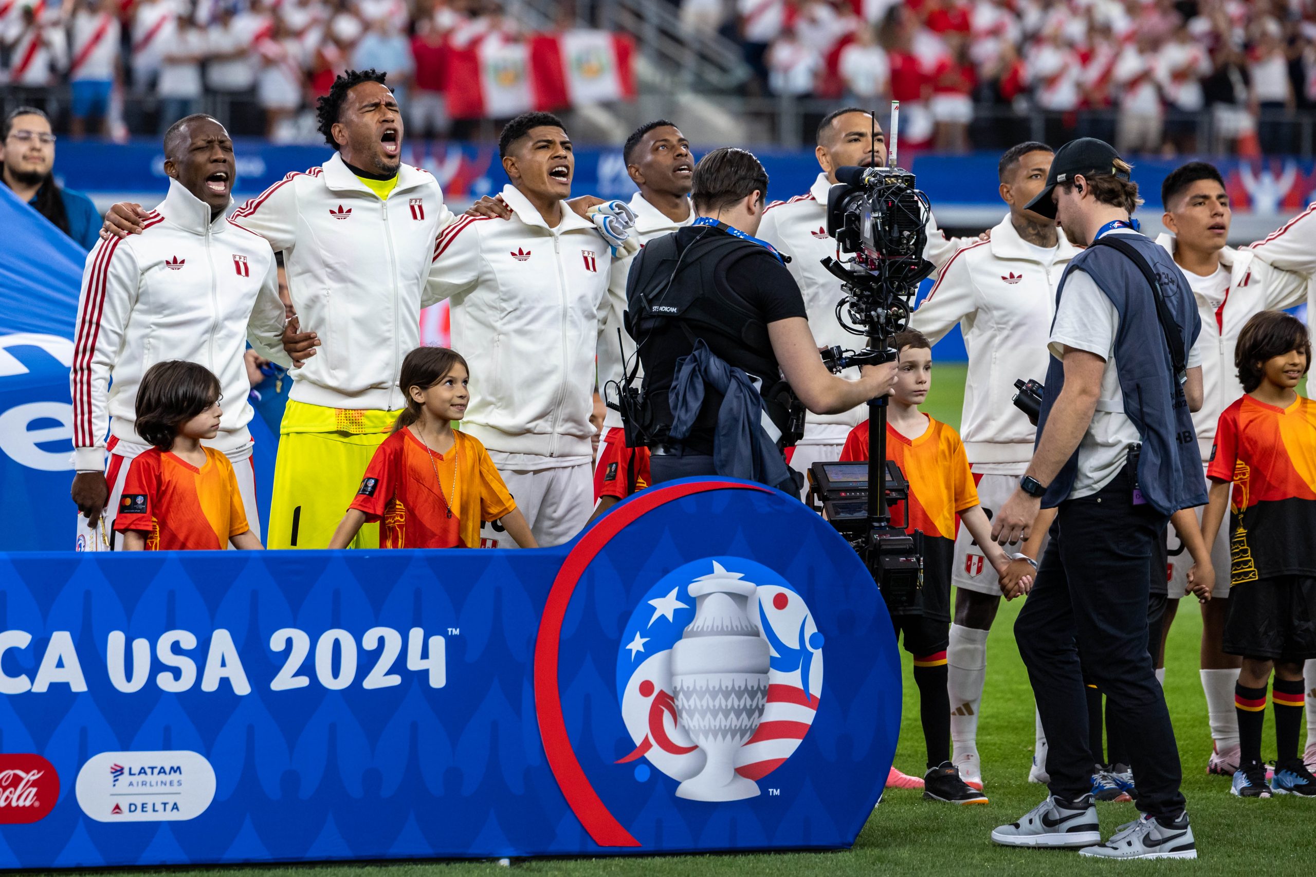 Peru vs Chile at AT&T Stadium in Copa American 2024, June 21, 2024.
