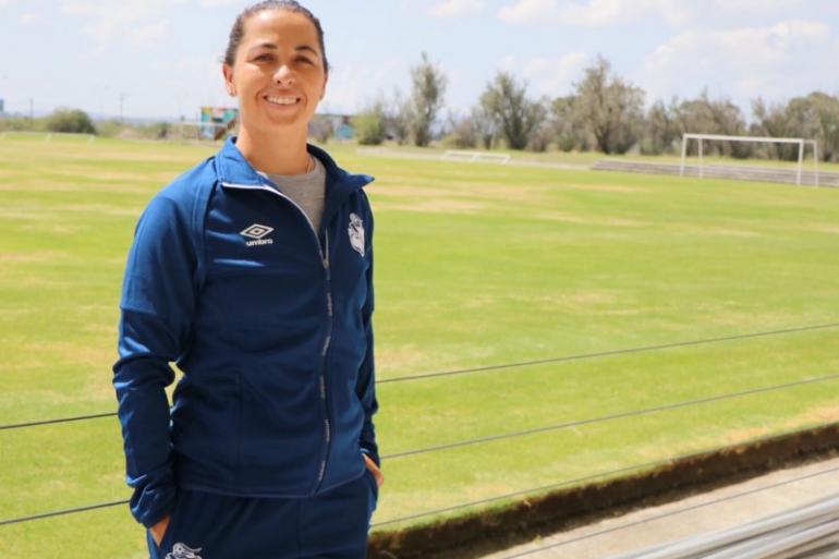Marisa Gonzalez at Club Puebla Femenil. (Courtesy Club Puebla Femenil)
