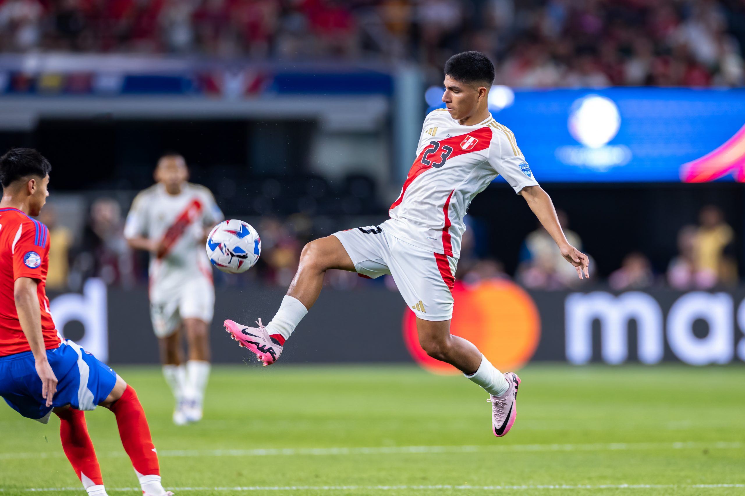 Peru vs Chile at AT&T Stadium in Copa American 2024, June 21, 2024.
