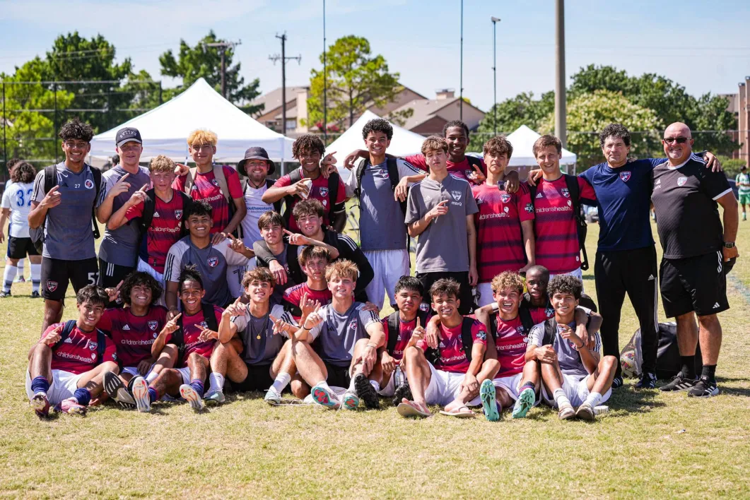 FC Dallas U17s (2007s) at the end of the 2023-24 Season. (Courtesy Munson Photography)