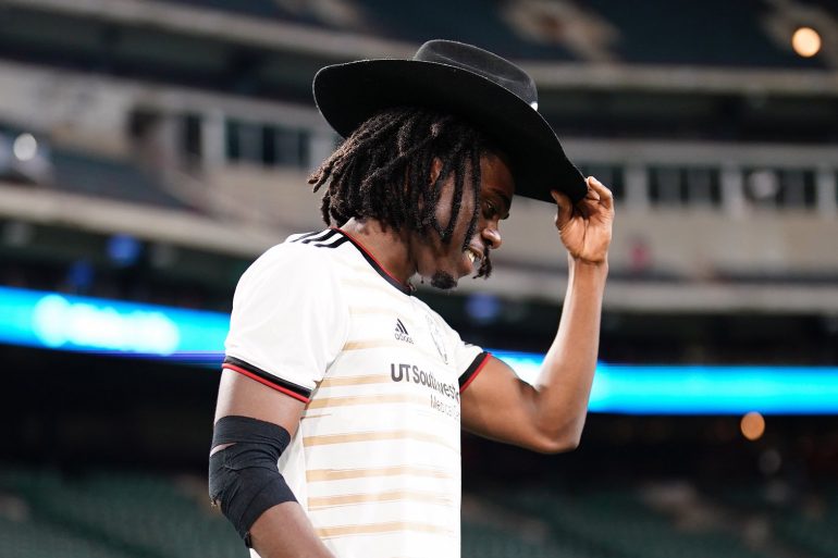 Herbert Endeley named Man of the Match against SKC II, August 11, 2024. (Courtesy NTXSC)