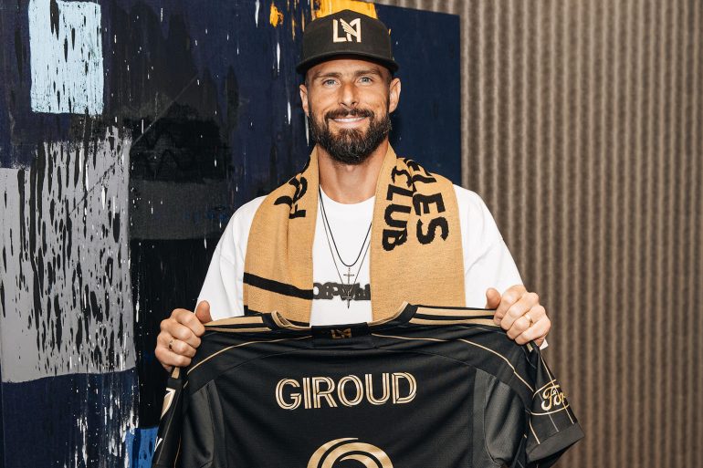 Olivier Giroud, LAFC. (Courtesy LAFC)