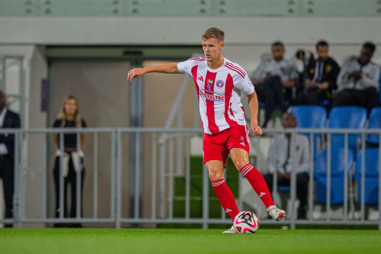 James Bulkeley playing for Gulf United FC/ (Courtesy Gulf United FC)