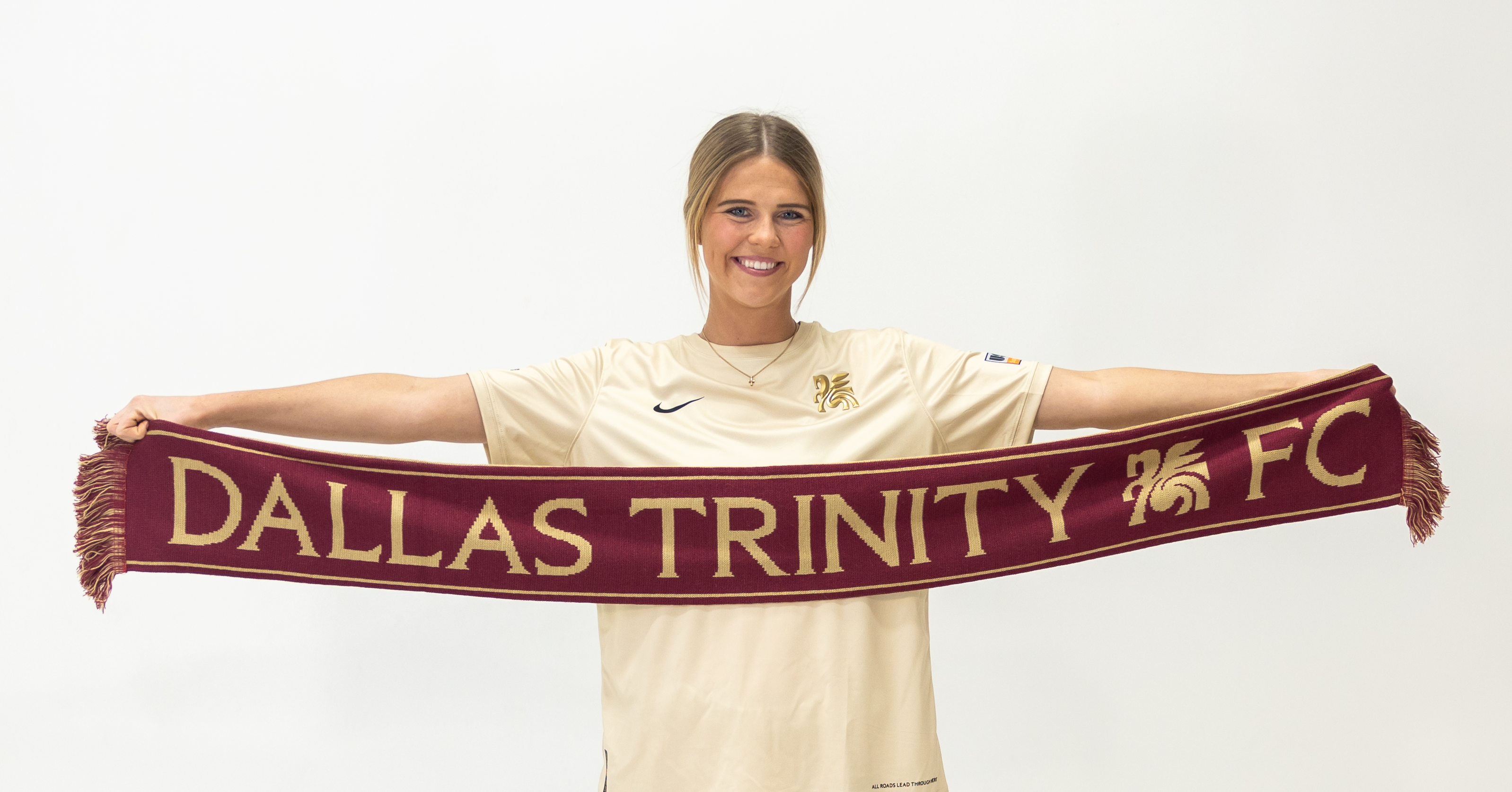 Lexi Missimo joins Dallas Trinity FC, January 2025. (Courtesy Dallas Trinity FC)