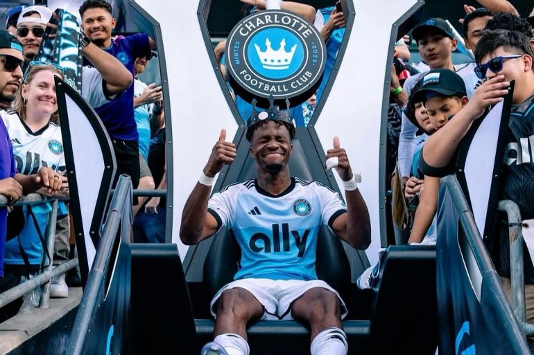 Zaha is the King of Charlotte. (Courtesy Charlotte FC)
