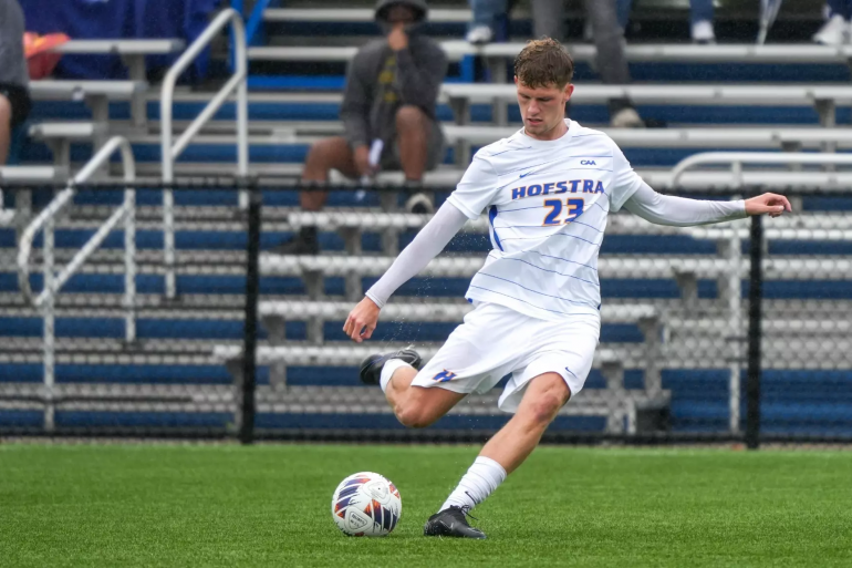 Teddy Baker at Hofstra. (Courtesy Hofstra)
