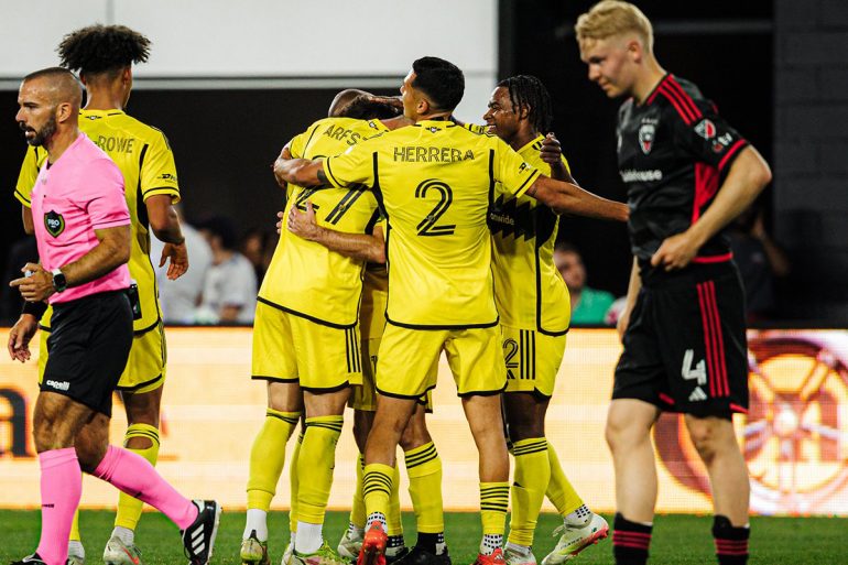 The Crew celebrate. (Courtesy Columbus Crew)