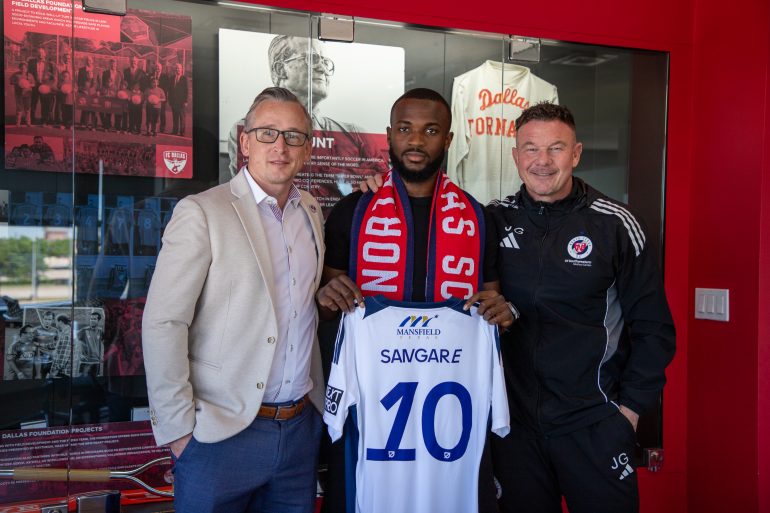 North Texas SC signs forward Faisu Sangare . (Courtesy North Texas SC)