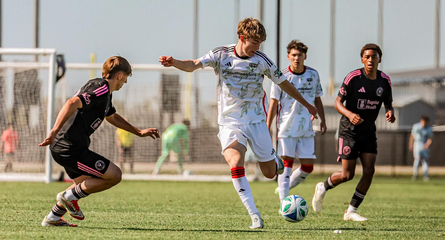 Liam Vejrostek at 2025 GA Cup. (Courtesy FC Dallas)