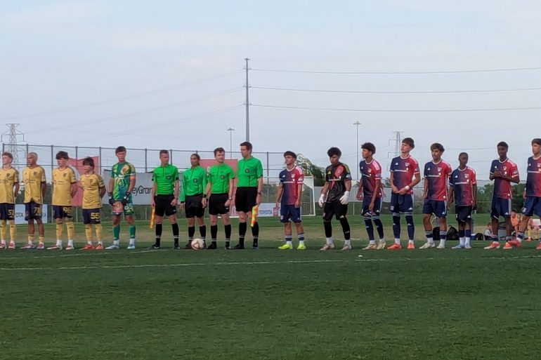 FC Dallas U15s vs RSL in 2025 Dallas Cup Semi-Finals. (Buzz Carrick, 3rd Degree)