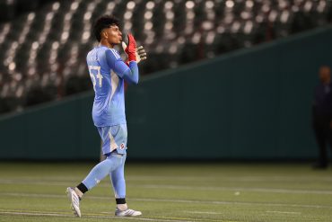 Nico Montoya makes his first start for North Texas SC, May 18, 2025, vs Dynamo Dos. (Courtesy North Texas SC)