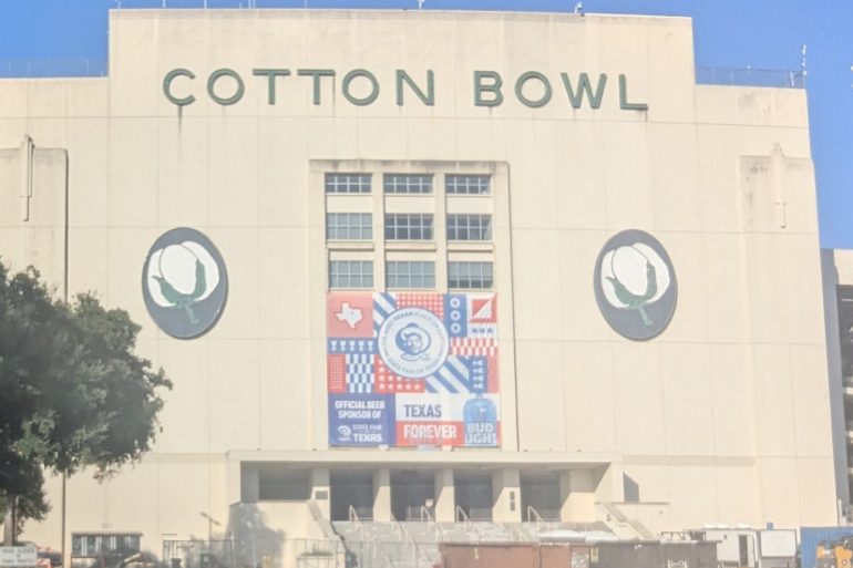 The Cotton Bowl. (Buzz Carrick, 3rd Degree)