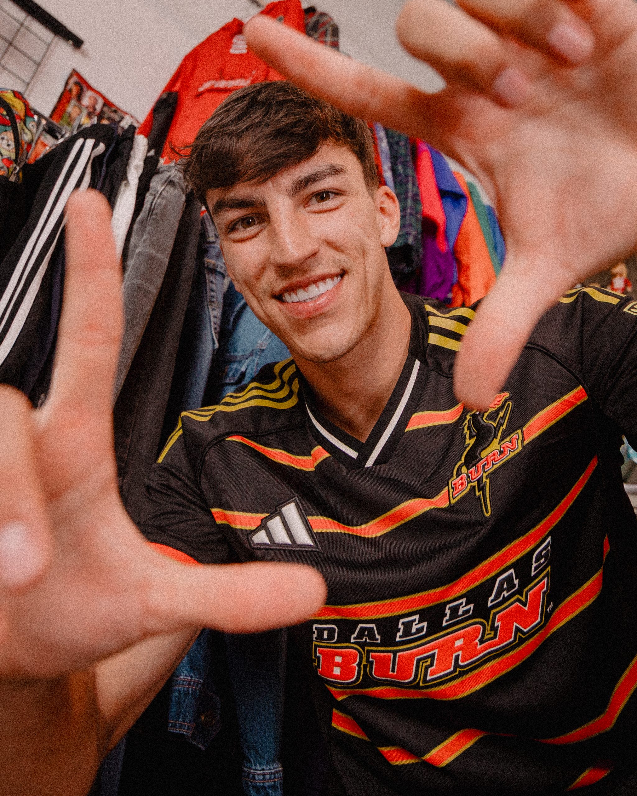 Petar Musa sports the Legacy Kit, part of the adidas x MLS Archive Collection. (FC Dallas)