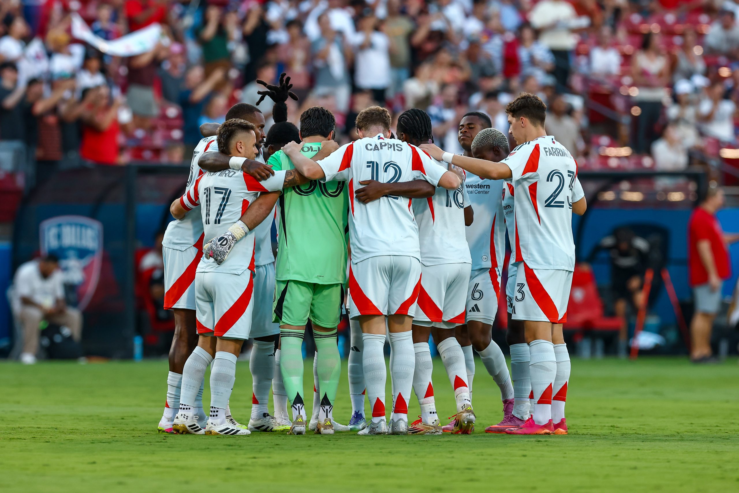 FC Dallas gets ready to take on LAFC, August 23, 2025. (Matt Visinsky, 3rd Degree)