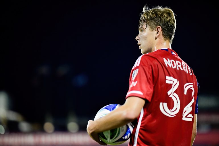 Nolan Norris, March 29, 2025. (Courtesy FC Dallas)