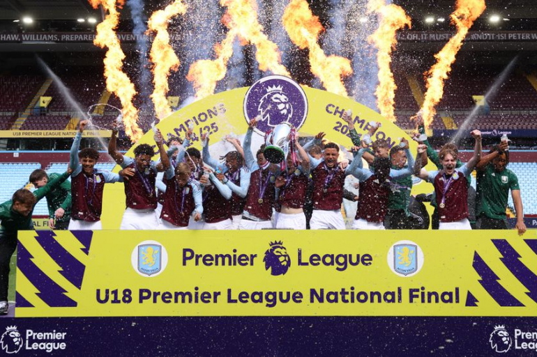 Aston Villa wins the 2024/25 U18 Premier League National Final. (Courtesy Dallas Cup)
