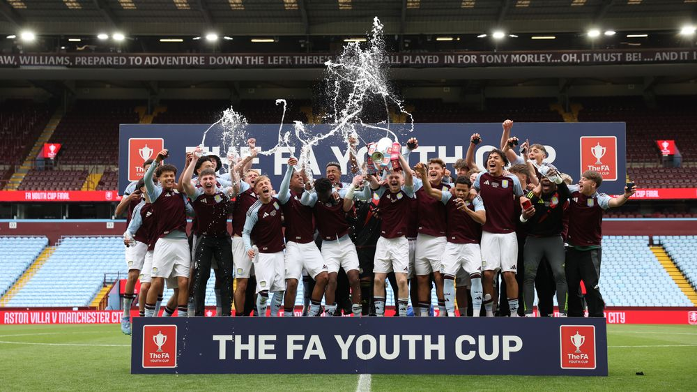 Aston Villa wins the 2024/25 FA Youth Cup. (Courtesy Dallas Cup)